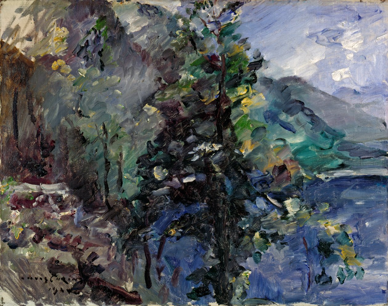 Jochberg au lac de Walchensee - Lovis Corinth