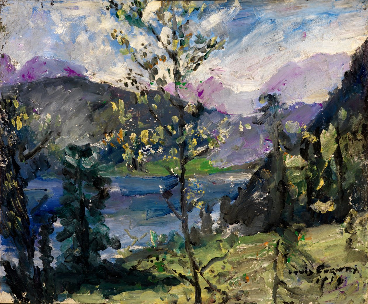 Paysage au bord du Walchensee - Lovis Corinth