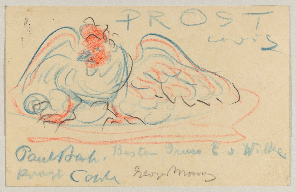 Lovis Corinth à Elly Strathmann : Carte postale, cachet postal du 19 mai 1911 - Lovis Corinth