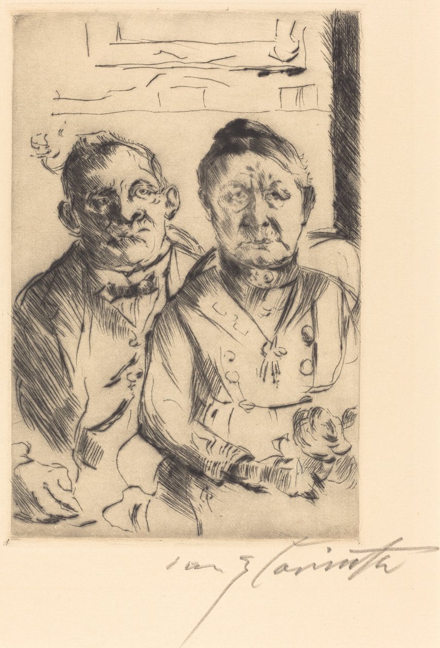 Couple de Prusse orientale, 1916 - Lovis Corinth