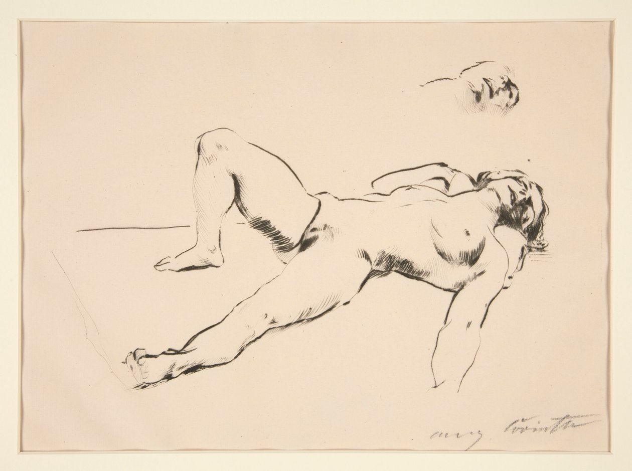 Nu allongé - Lovis Corinth