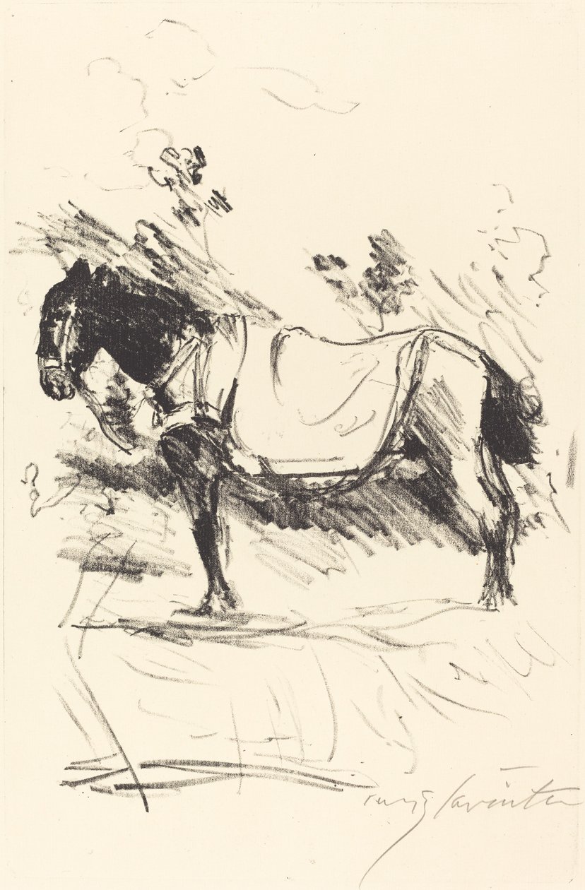 Cheval de selle, 1916 - Lovis Corinth