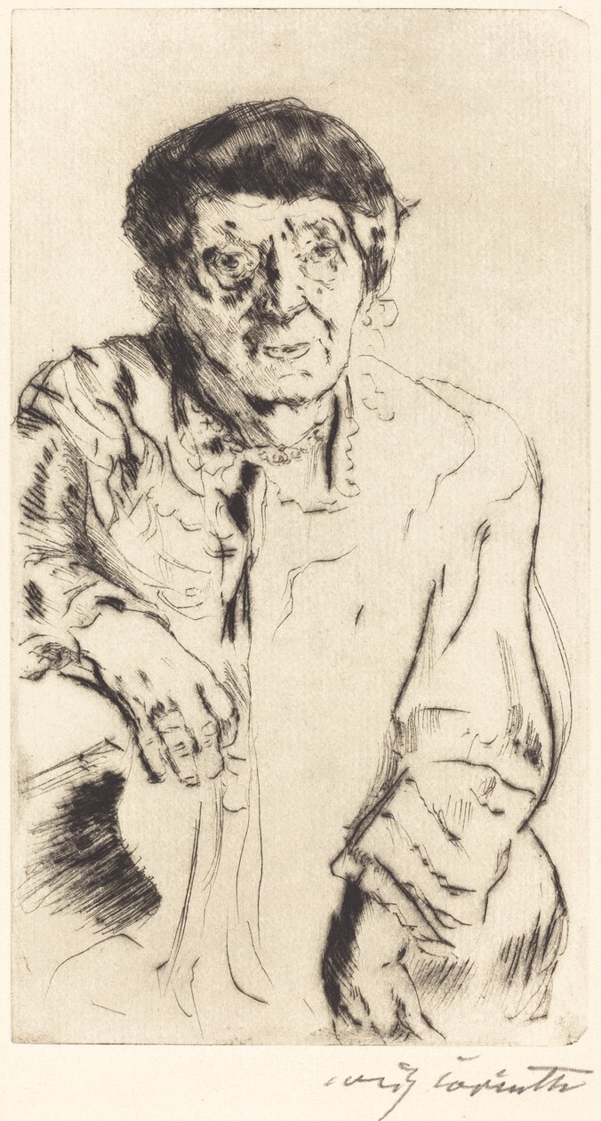 Schwiegermutter Belle-mère, 1916 - Lovis Corinth