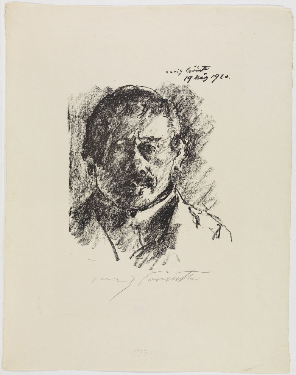 Autoportrait, 19 mars 1920 - Lovis Corinth