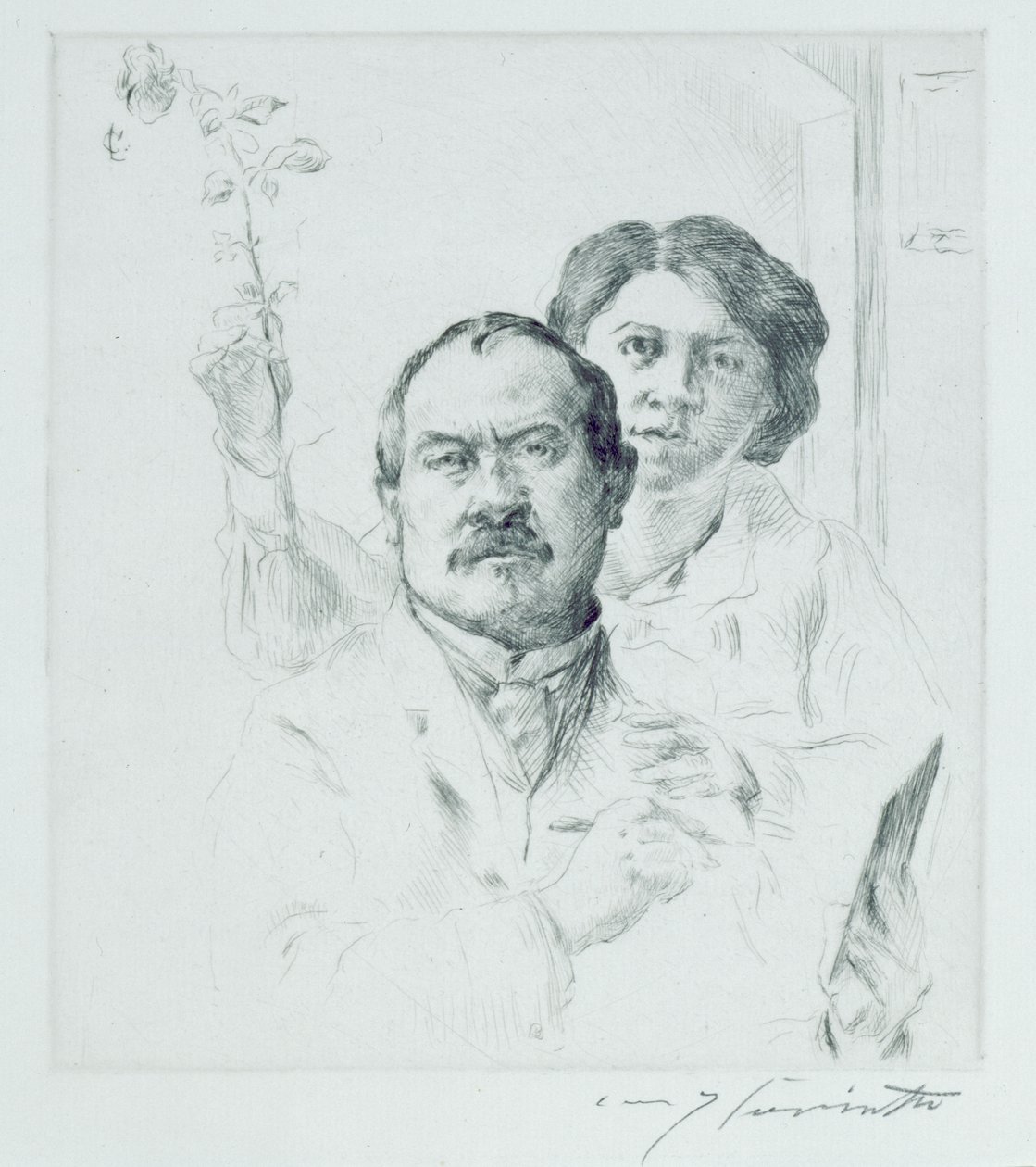 Autoportrait avec épouse - Lovis Corinth