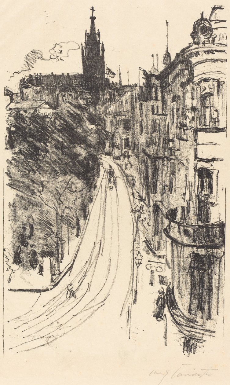 Rue à Königsberg - Lovis Corinth