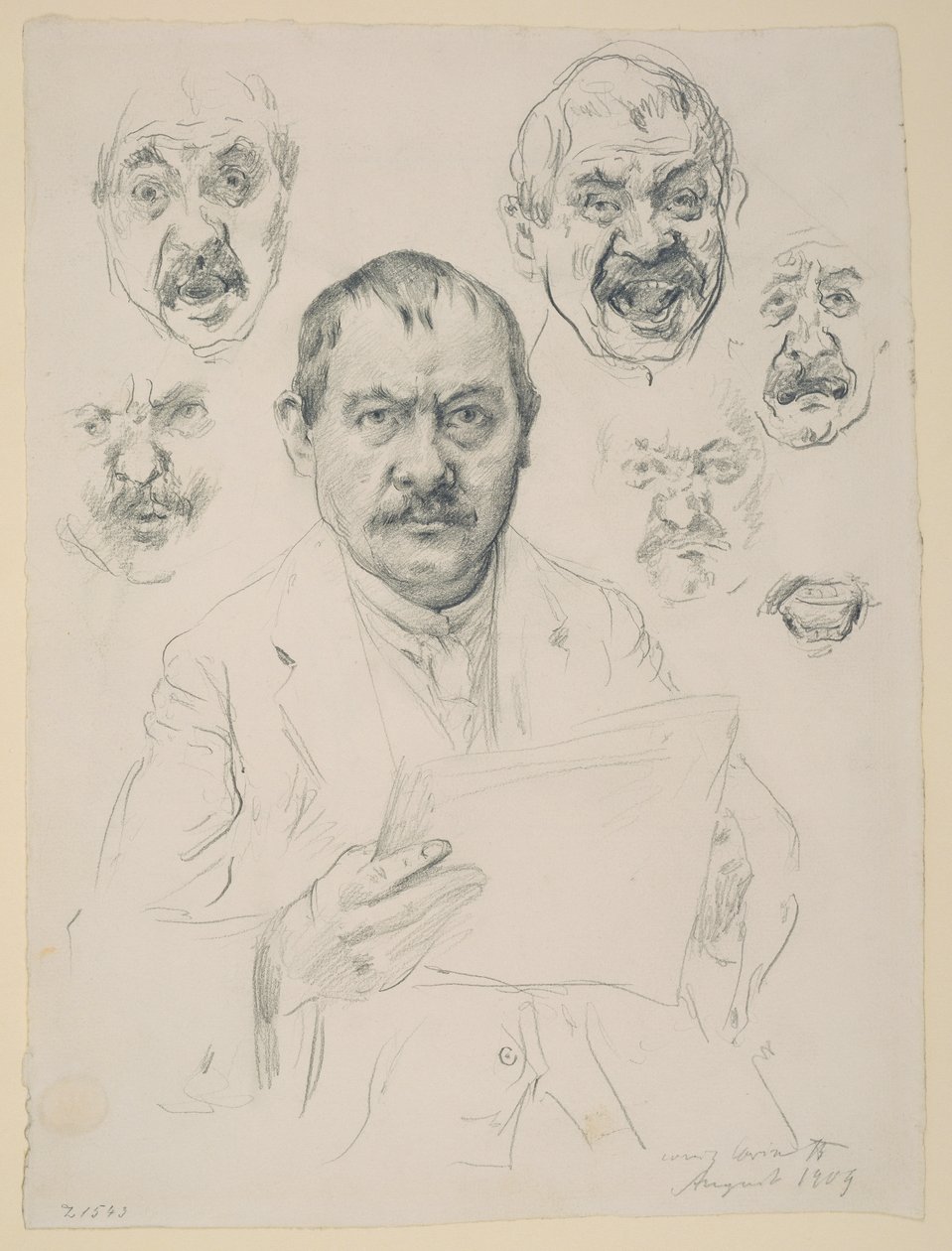 Études pour un autoportrait - Lovis Corinth