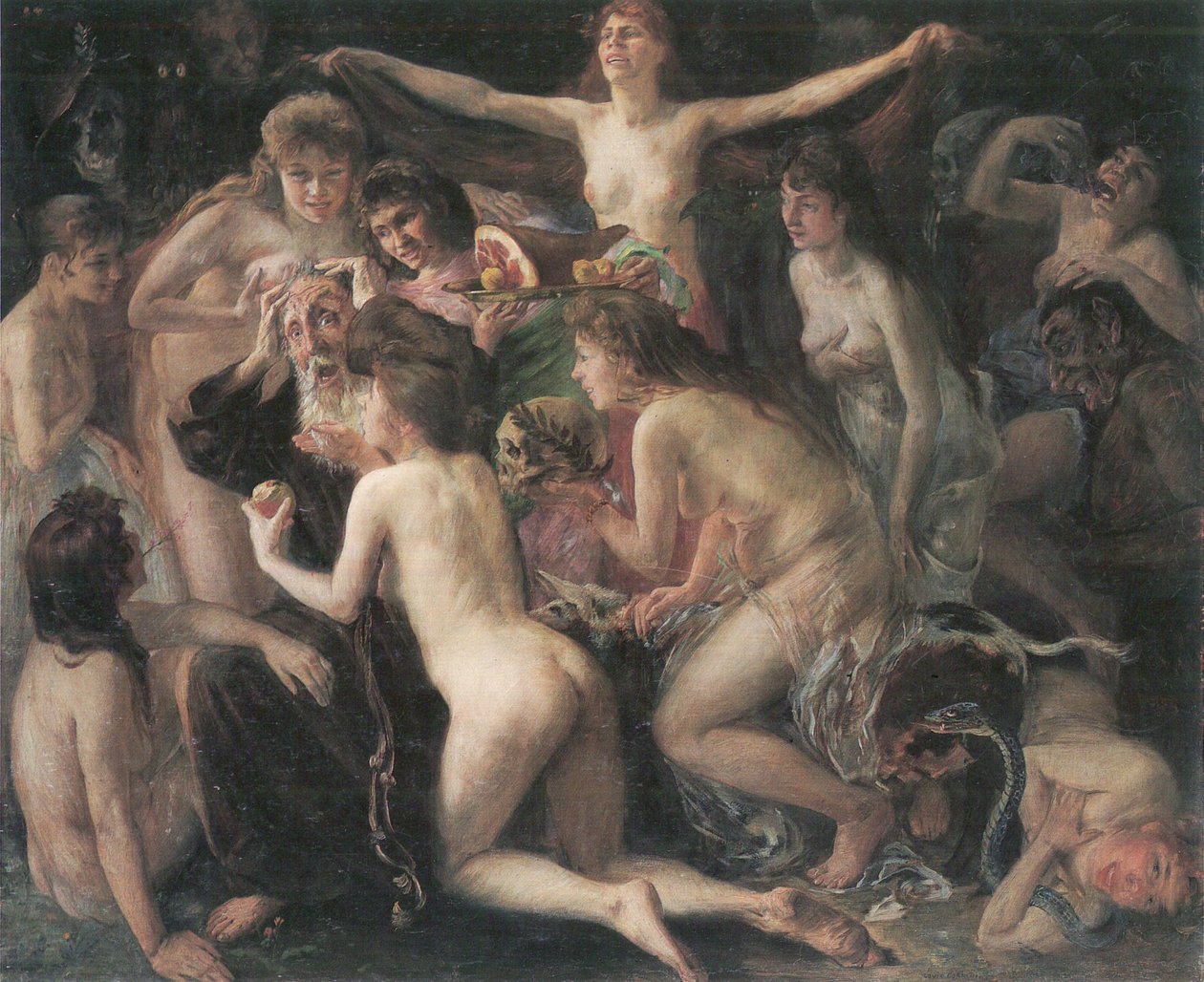 Tentation de saint Antoine - Lovis Corinth