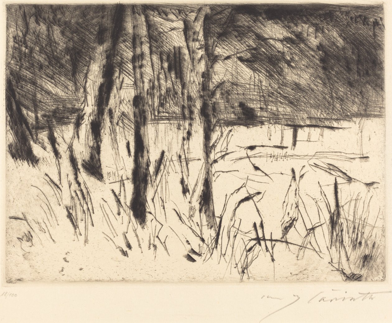 Tiergarten Jardin zoologique - Lovis Corinth