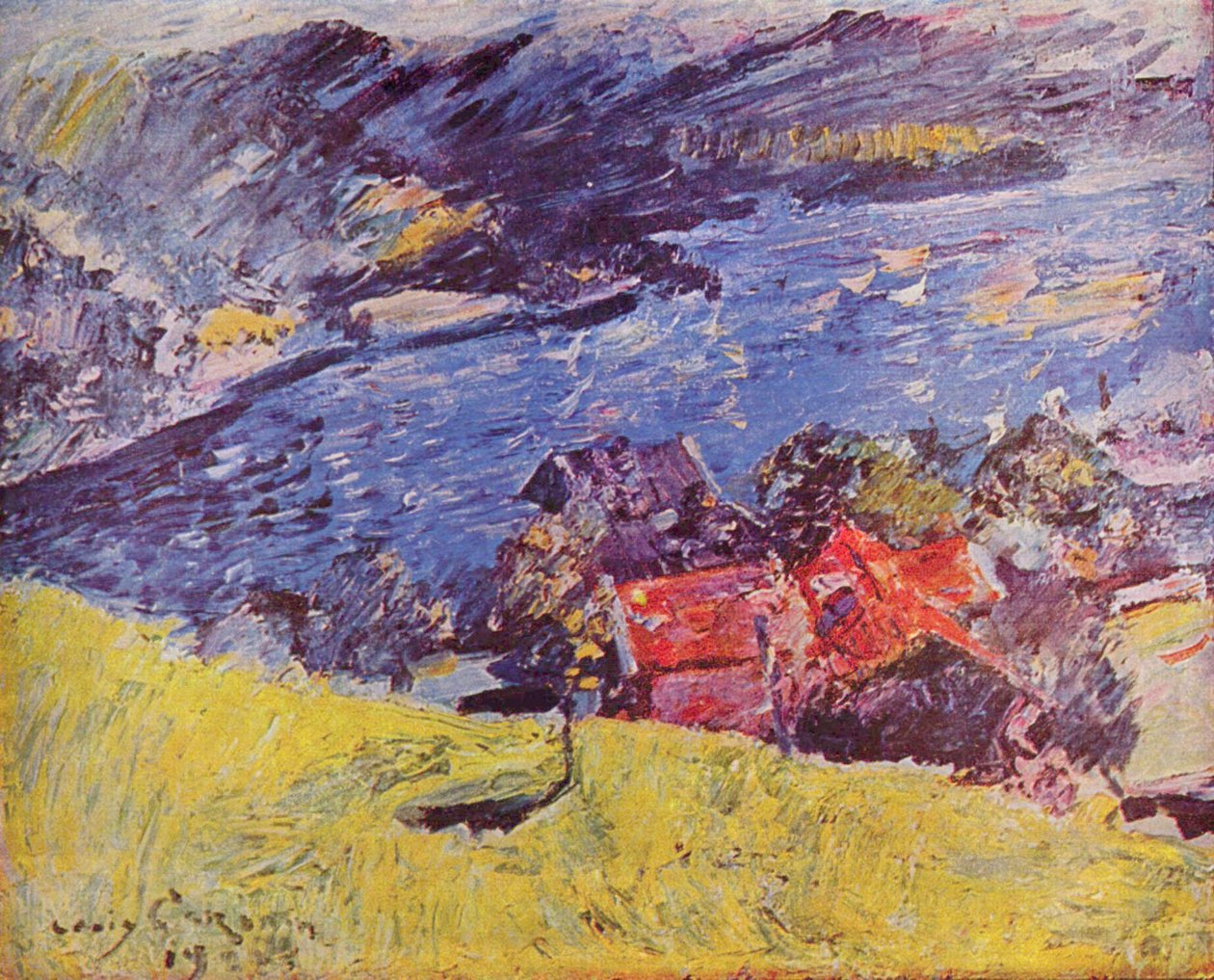 Walchensee, pré jaune - Lovis Corinth