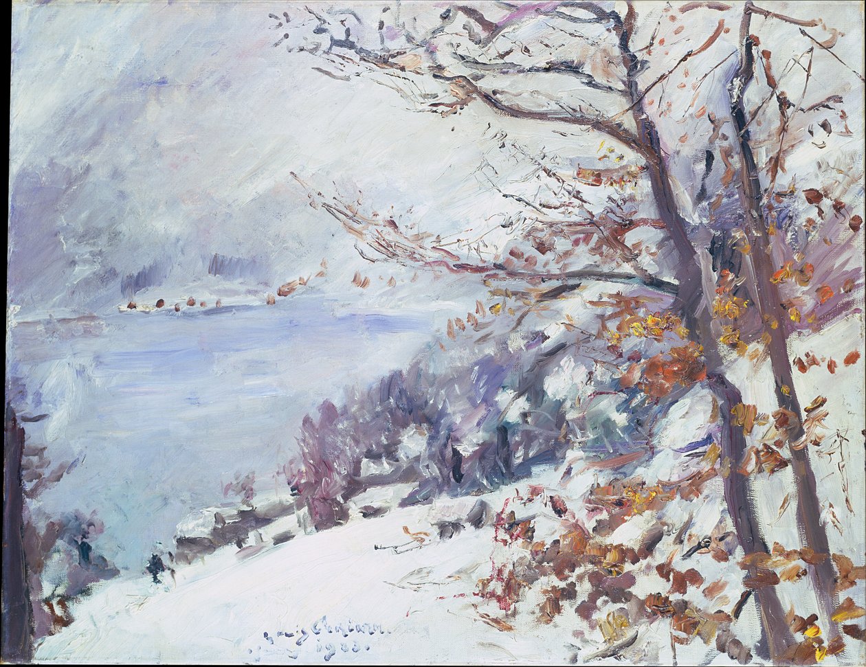 Walchensee en hiver - Lovis Corinth