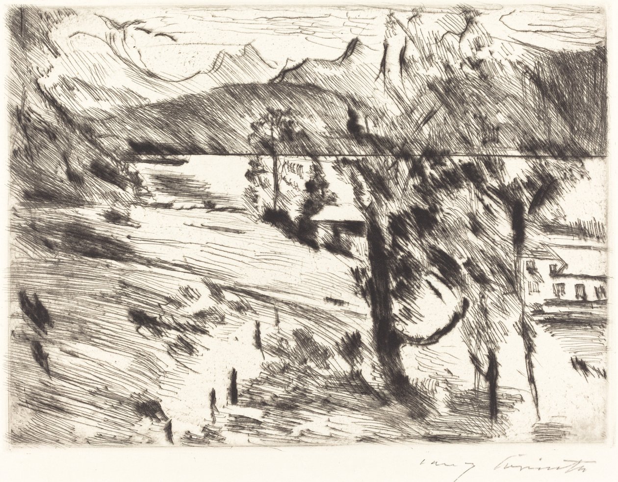 Paysage de Walchensee, 1919 - Lovis Corinth