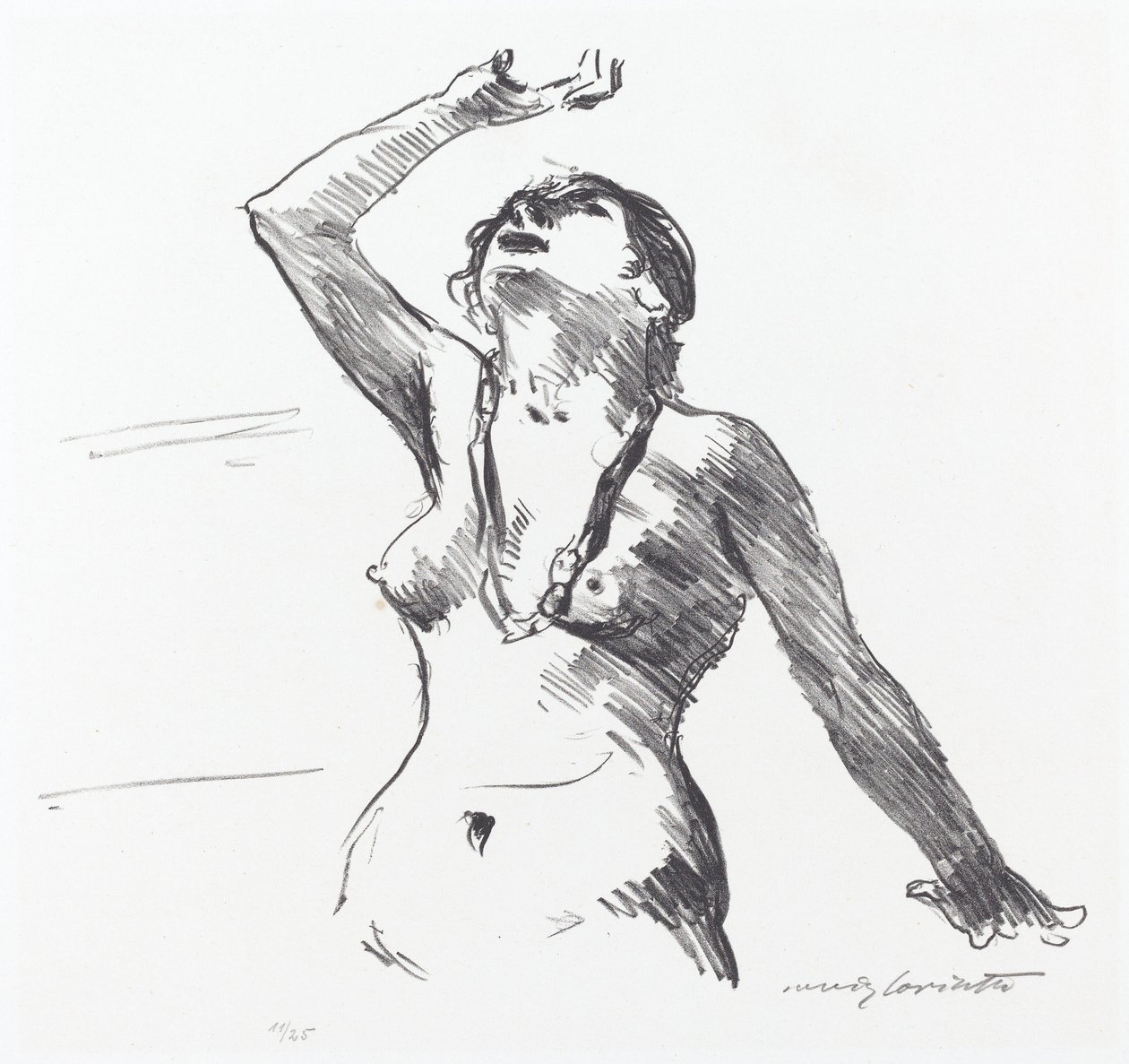 Weiblicher Akt in Abwehr, 1913 - Lovis Corinth
