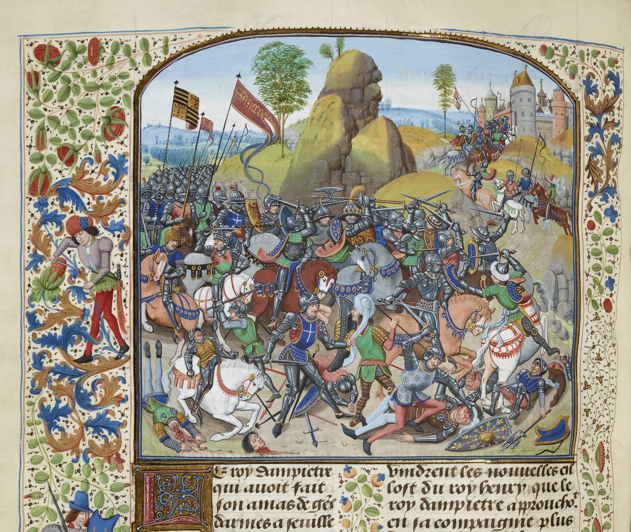 La Bataille de Montiel en 1369, vers 1470-1475 - Loyset Liedet