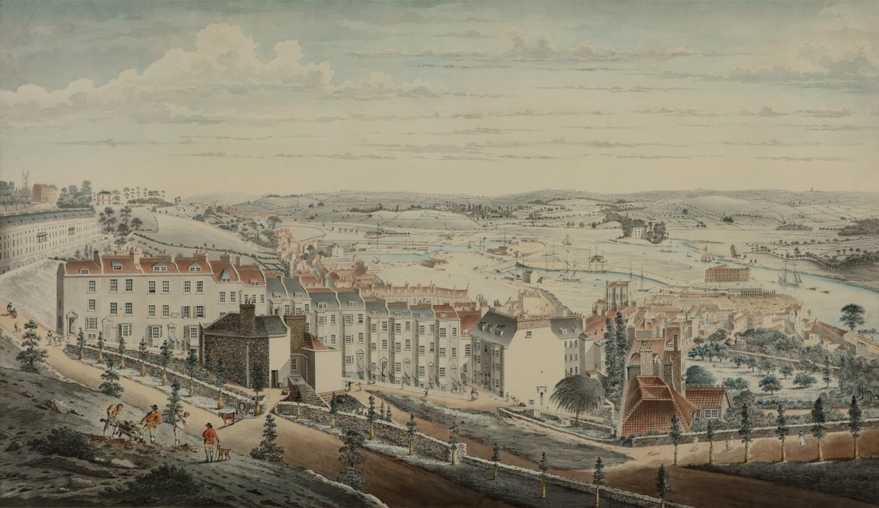Vue de Granby Hill, Clifton, depuis l