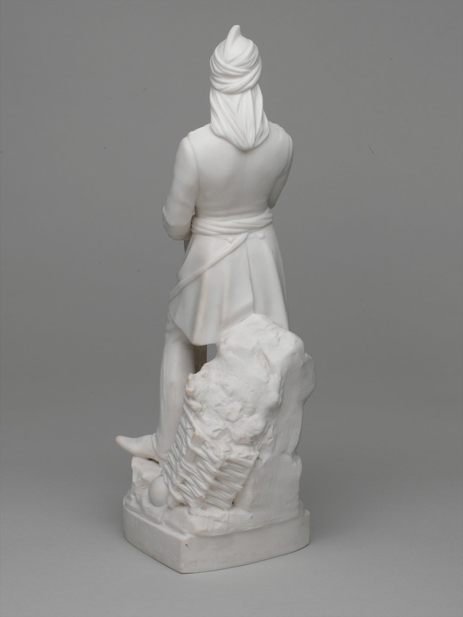 Statuette en porcelaine de Parian du lieutenant (plus tard major) William Hodson - Ltd Mintons