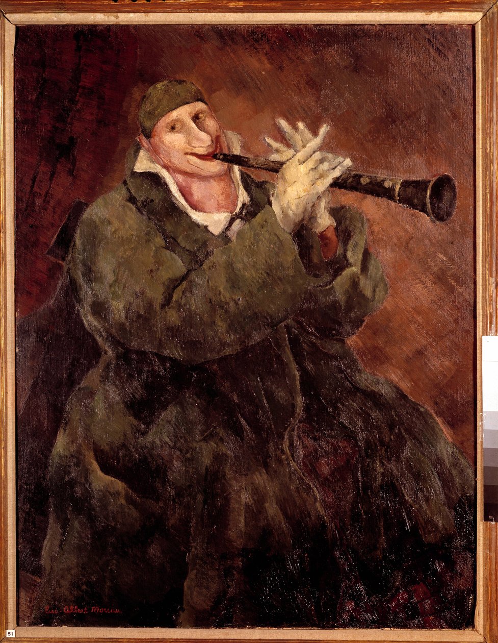 Grock jouant de la trompette - Luc Albert Moreau