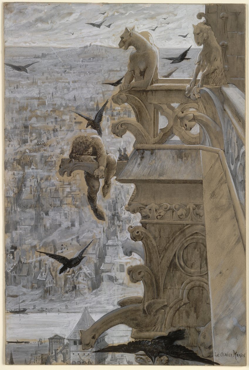 Notre-Dame de Paris, vers 1881 - Luc Olivier Merson