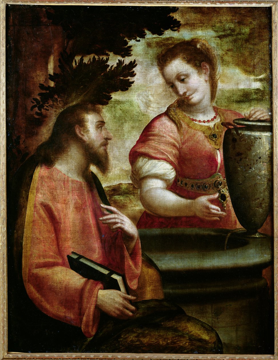 Christ et la femme de Samarie, vers 1575-80 - Luca Cambiaso