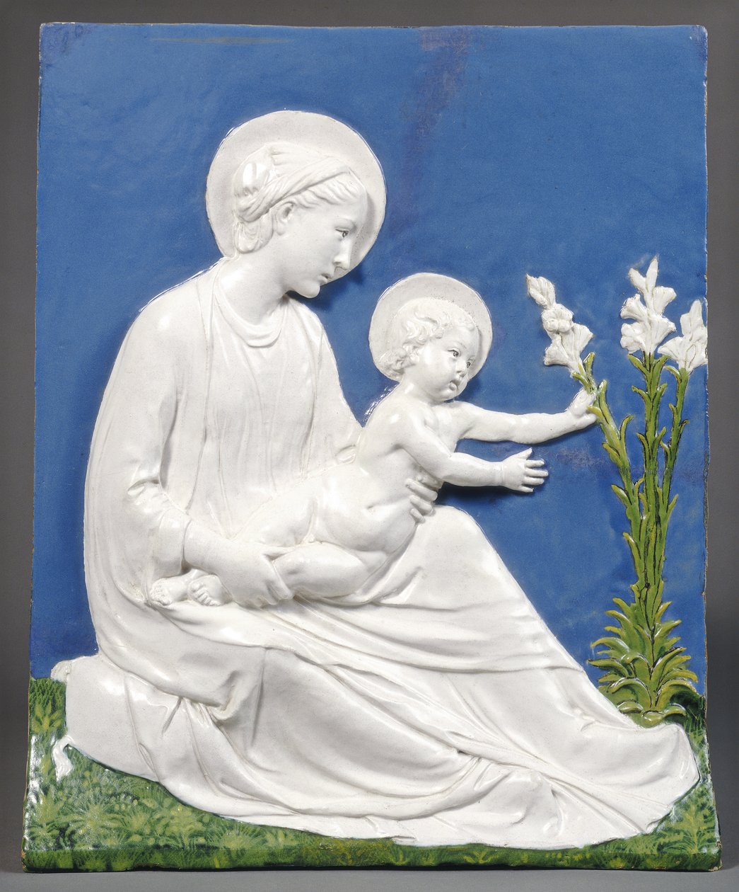 Madone et Enfant, vers 1475 - Luca Della Robbia