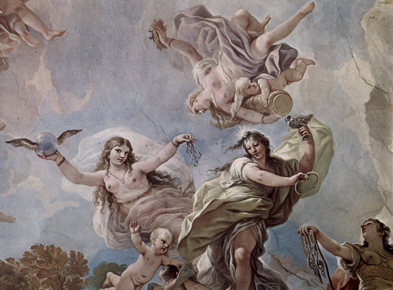 Fresques dans la galerie du Palazzo Medici-Riccardi à Florence - Luca Giordano