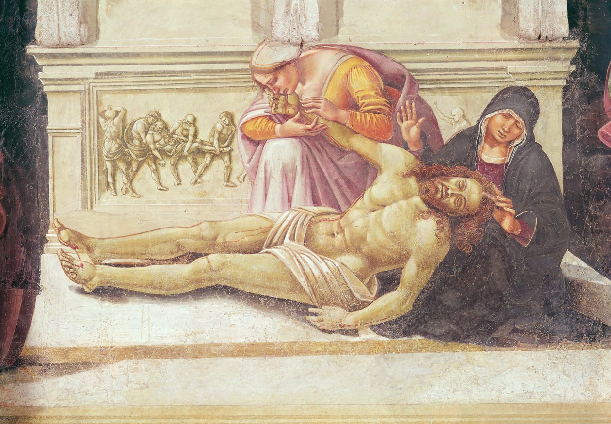 Détail de la Descente de Croix, de la Chapelle de la Madonna di San Brizio, 1499-1504 - Luca Signorelli