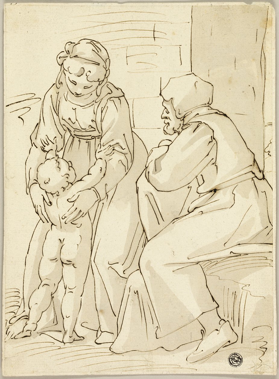 Sainte Famille - Luca Cambiaso