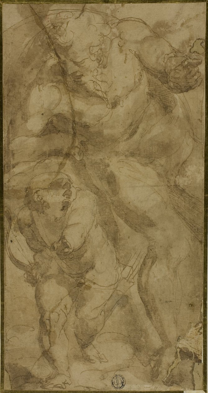 Mars et Cupidon - Luca Cambiaso