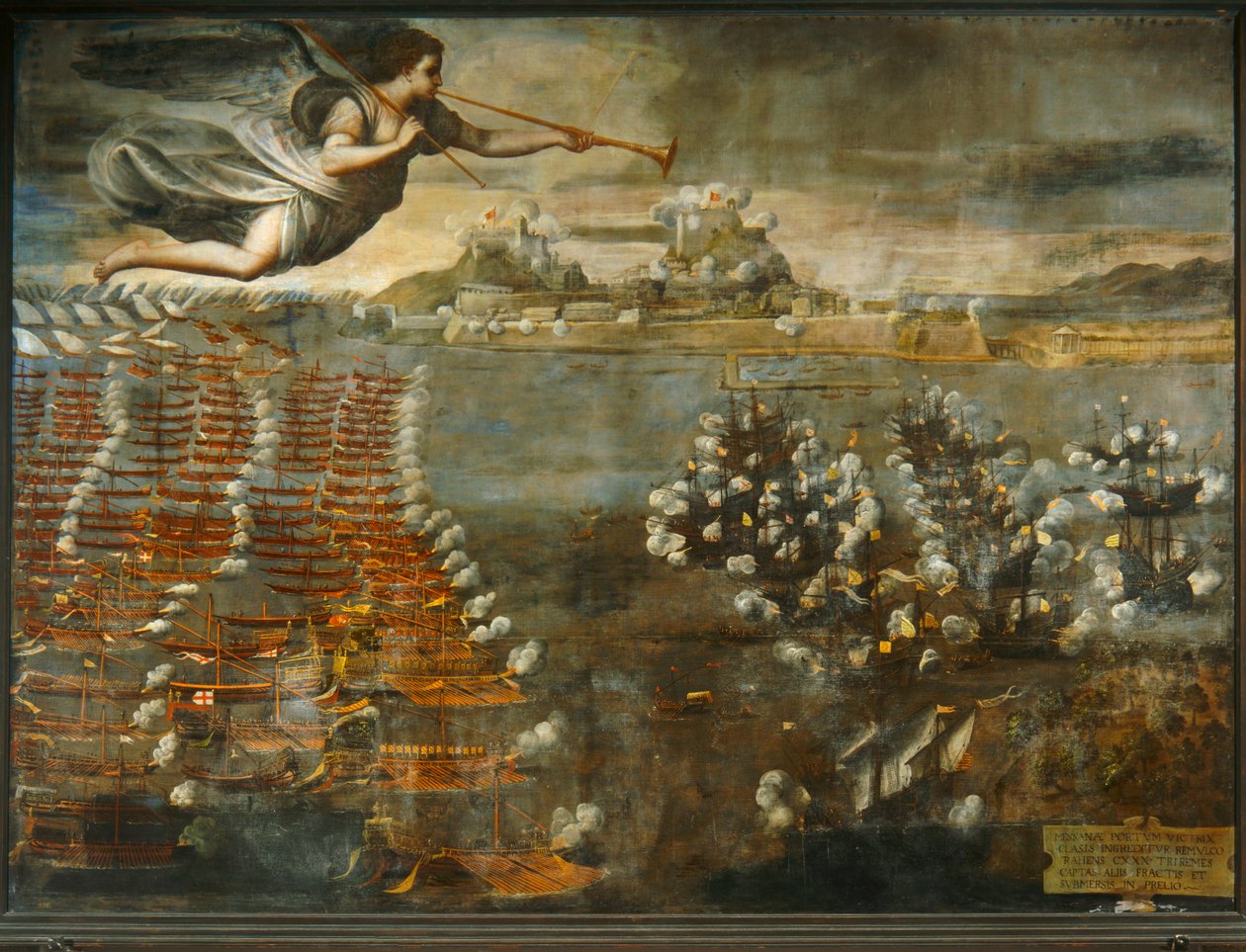 Scène de la bataille de Lépante ... - Luca Cambiaso