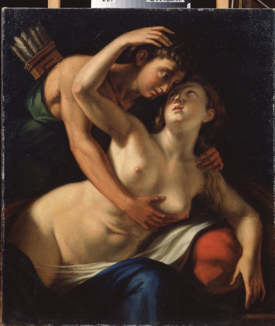 Vénus et Adonis - Luca Cambiaso