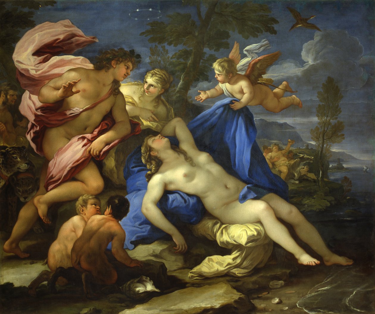 Ariane abandonnée par Thésée à Naxos, vers 1675-1680 - Luca Giordano