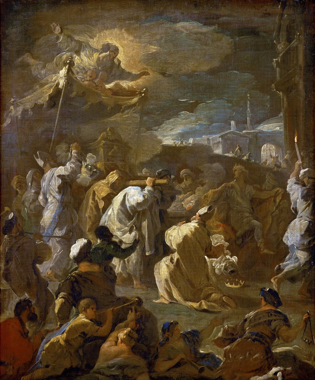 Le roi David portant l