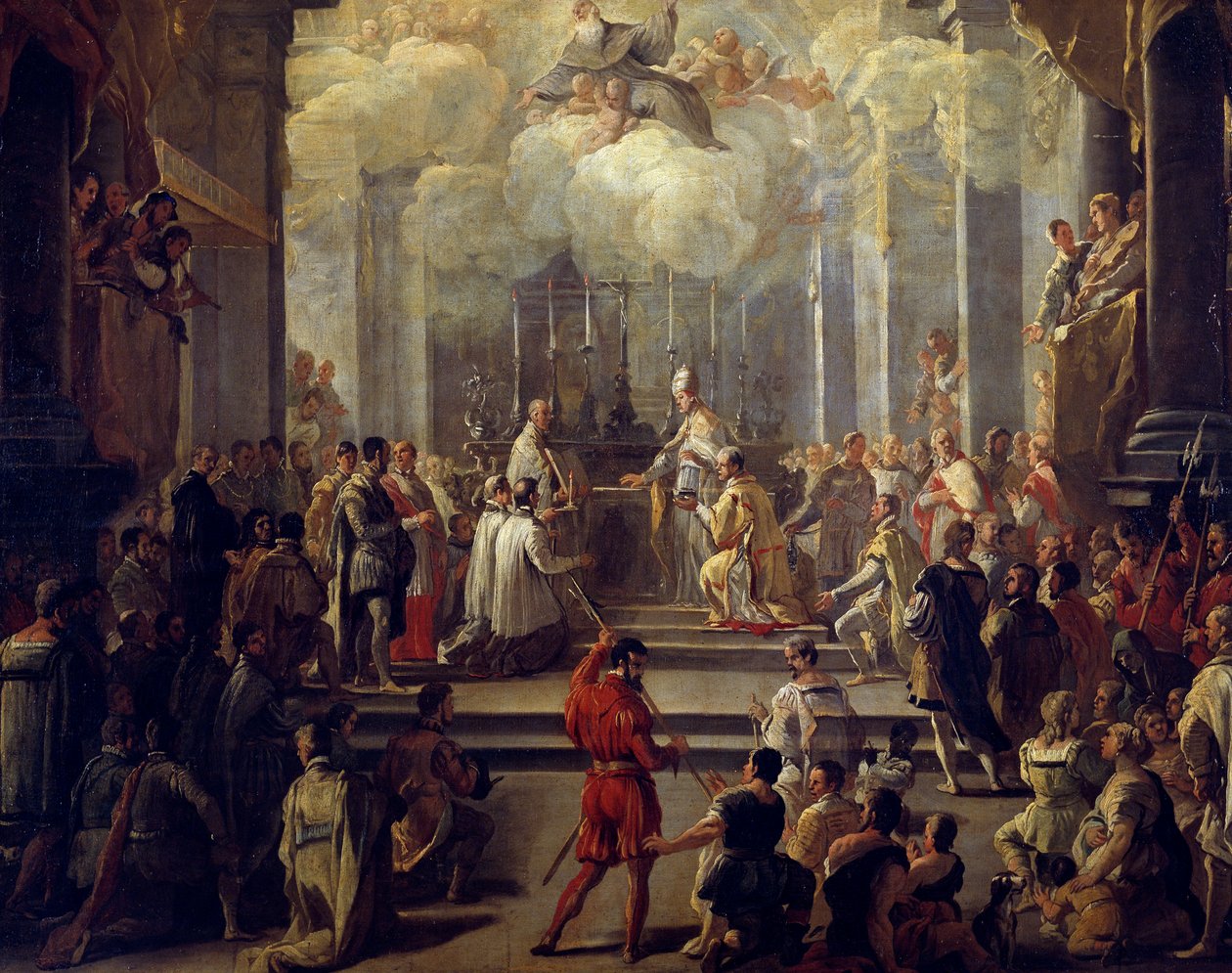 Consécration du prêtre - Luca Giordano