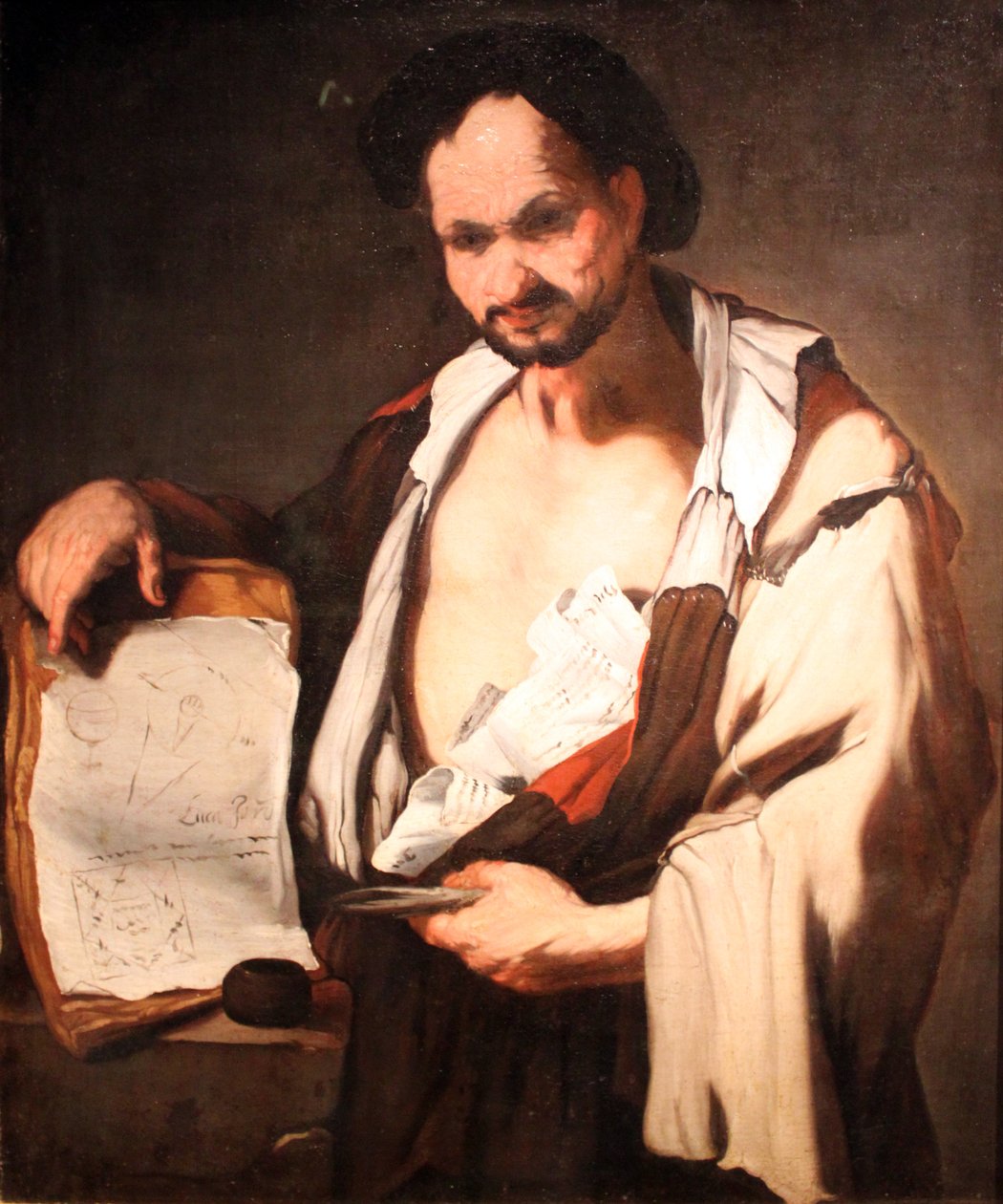 Démocrite - Luca Giordano