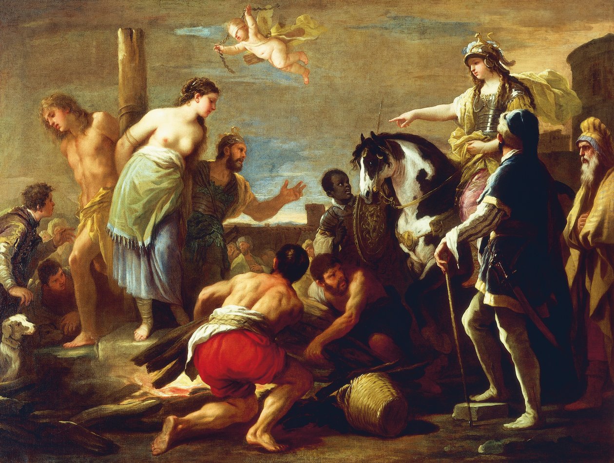 Olindo et Sophronia, par Luca Giordano - Luca Giordano