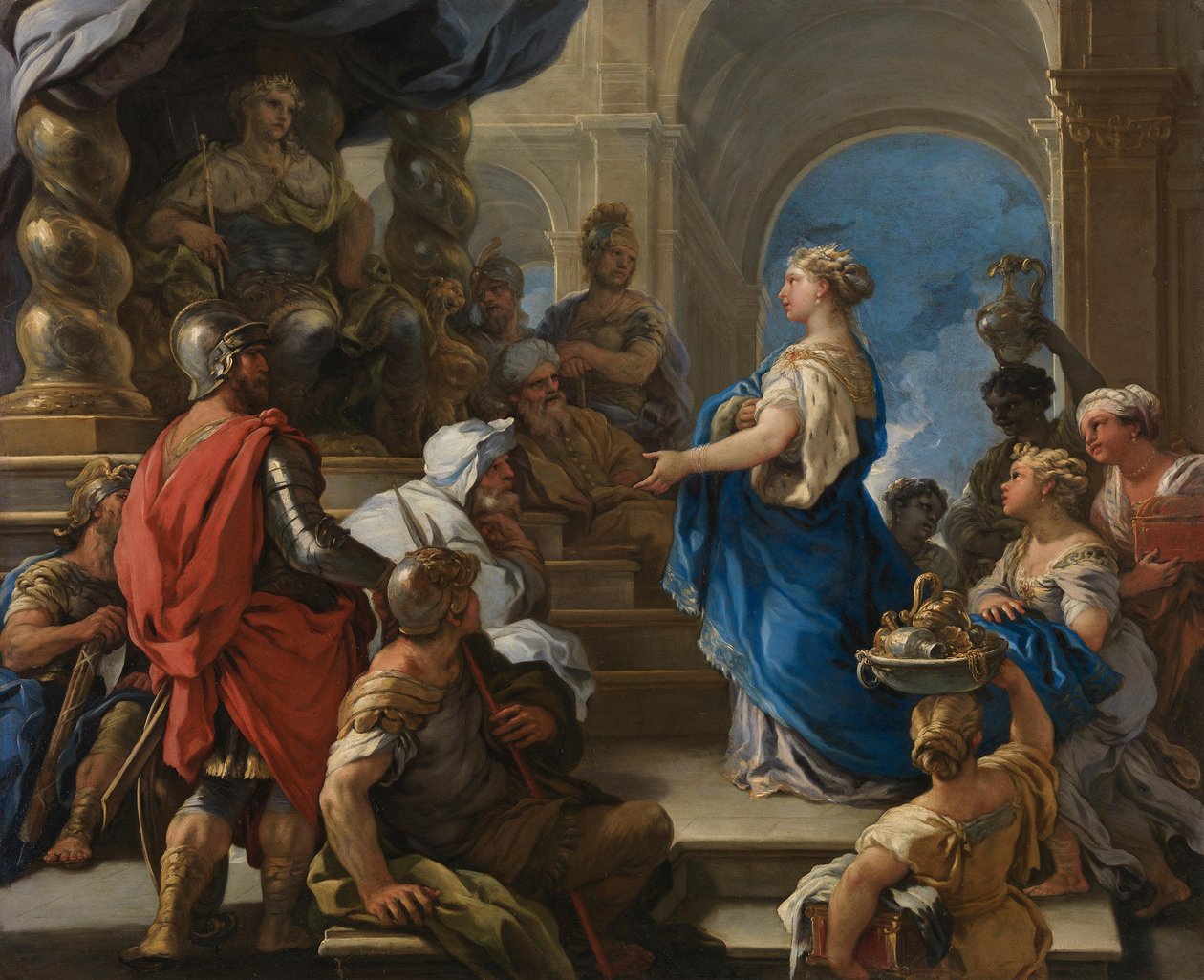 Salomon et la reine de Saba - Luca Giordano