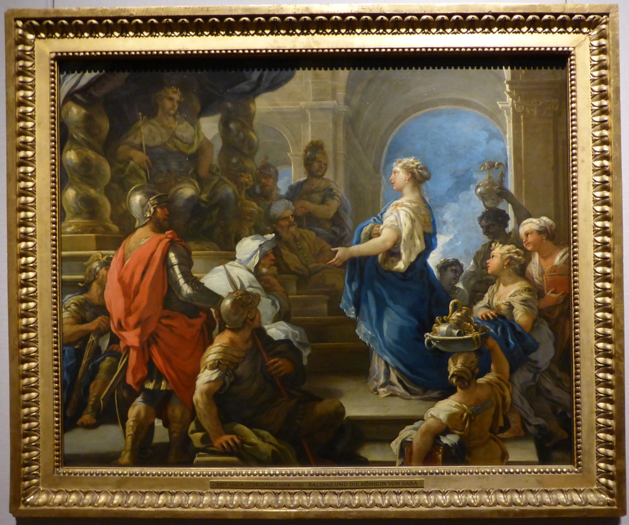 Salomo und die Königin von Saba - Luca Giordano