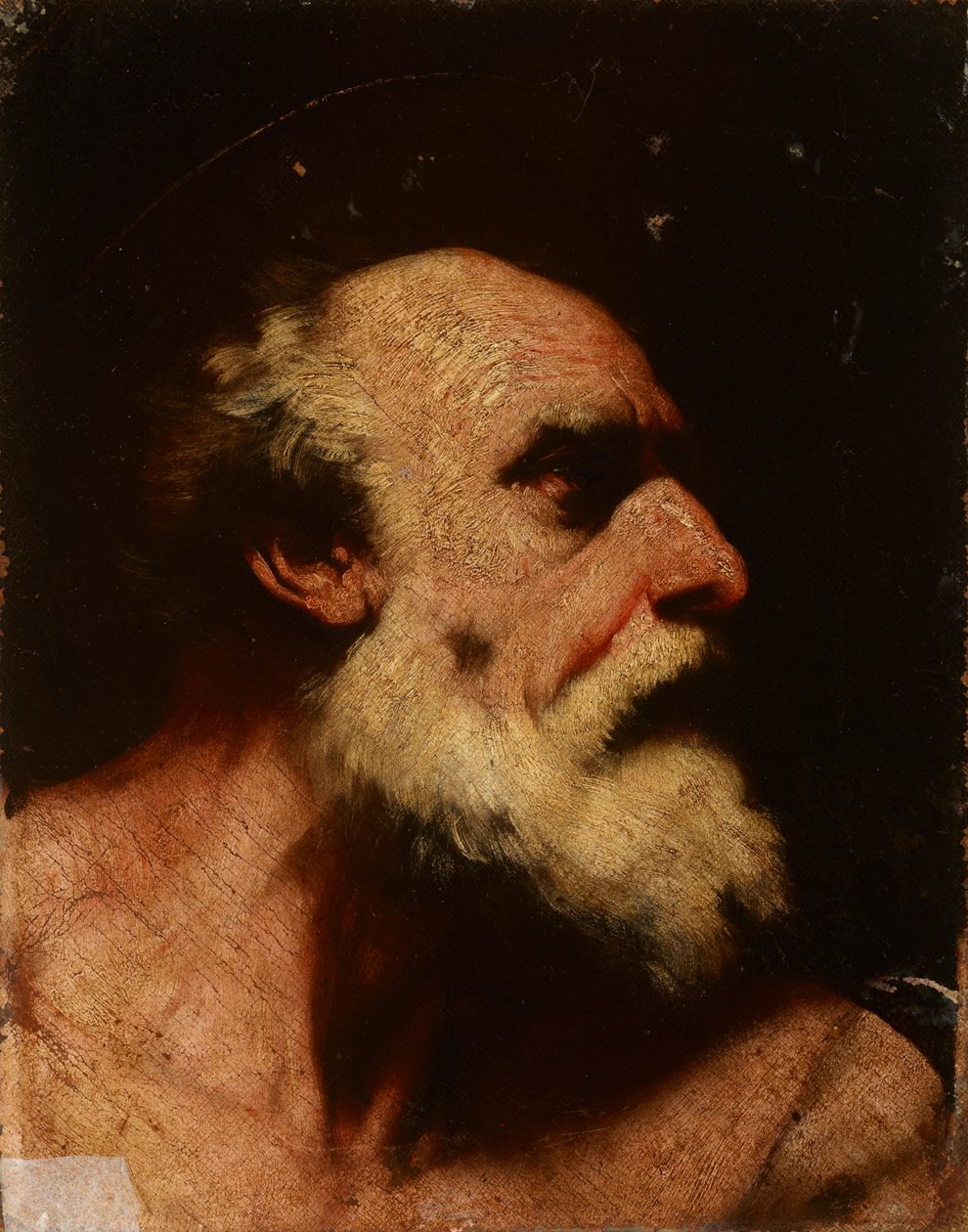 Saint Barthélemy (détail du tableau) - Luca Giordano