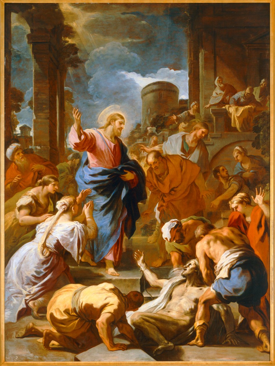 La résurrection de Lazare. 10033816 ... - Luca Giordano