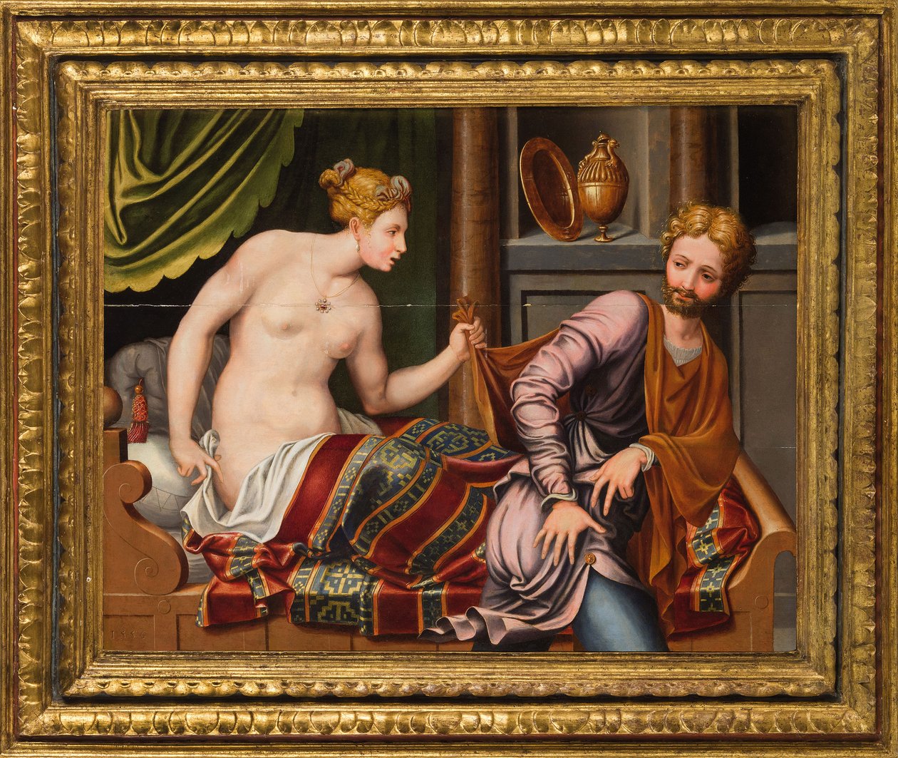Joseph et la femme de Potiphar - Luca Penni