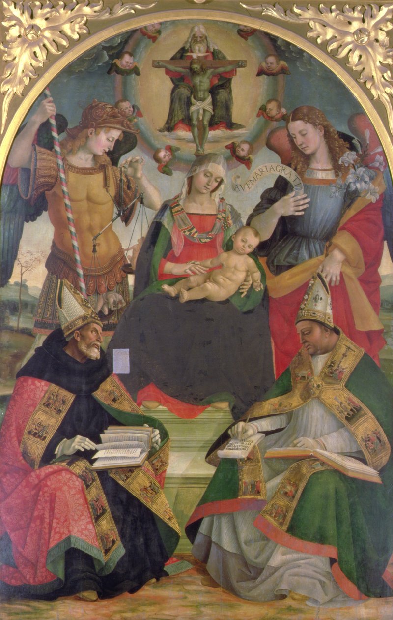La Trinité, Vierge à l