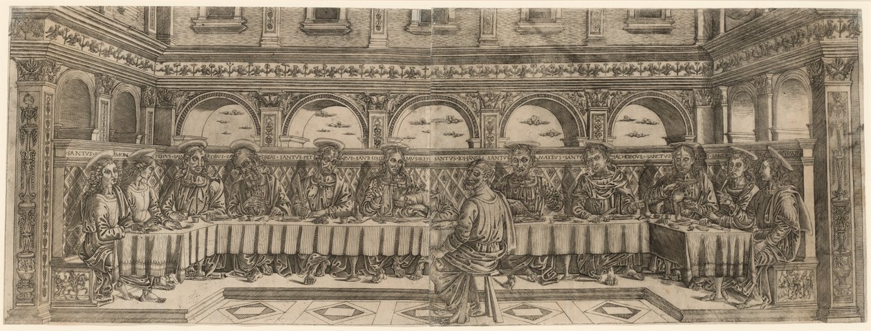 La Cène, vers 1500 - Lucantonio degli Uberti