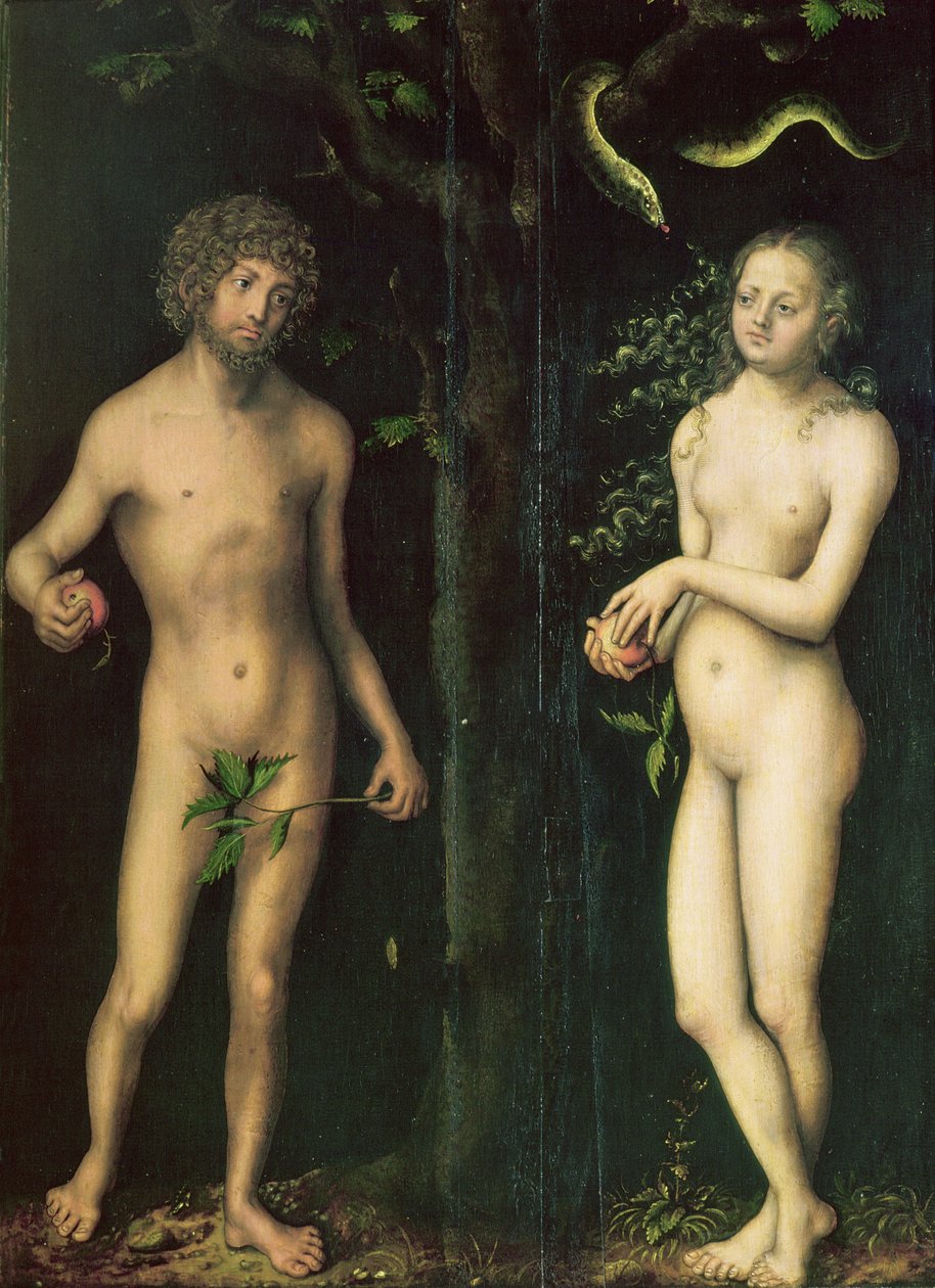 Adam et Ève - Lucas Cranach the Elder