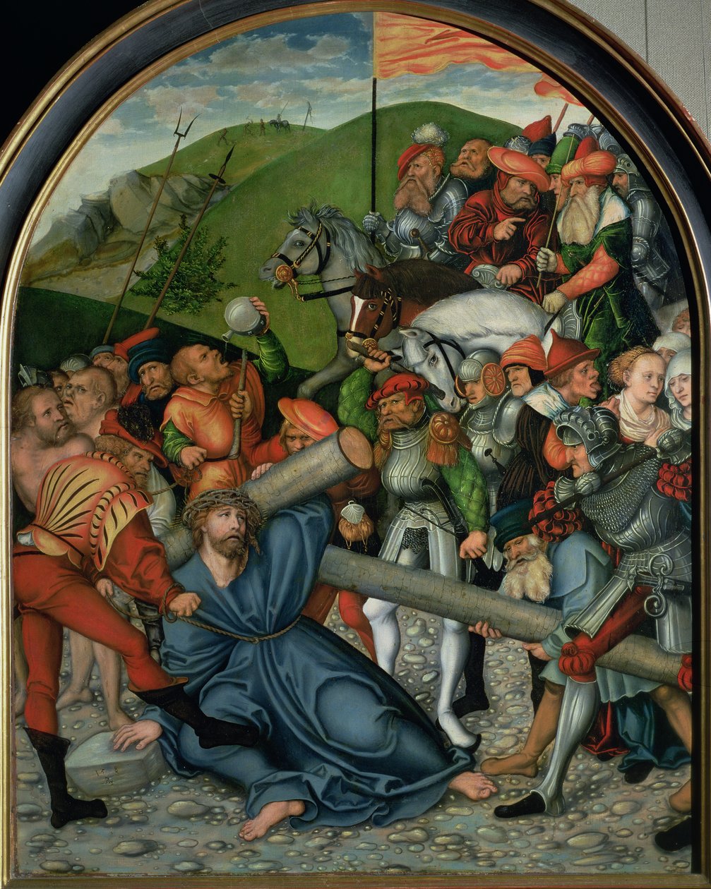 Le Christ portant la croix, 1538 (panneau) - Lucas Cranach the Elder