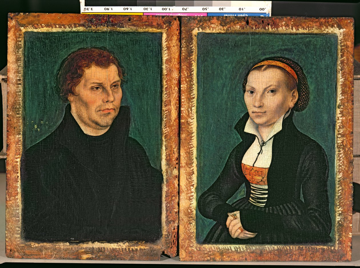 Martin Luther, Katharina von Bora, vers 1526 - Lucas Cranach the Elder
