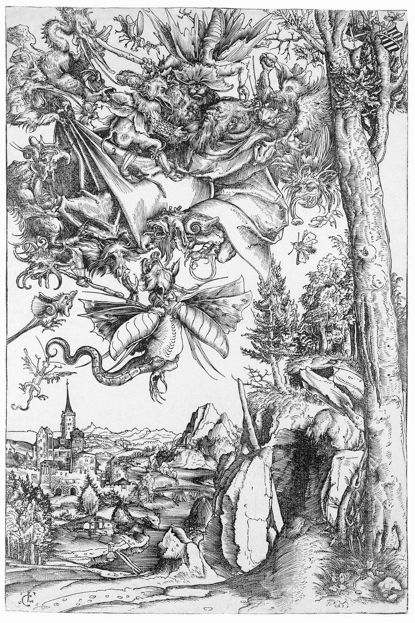 La Tentation de Saint Antoine, 1506 - Lucas Cranach the Elder