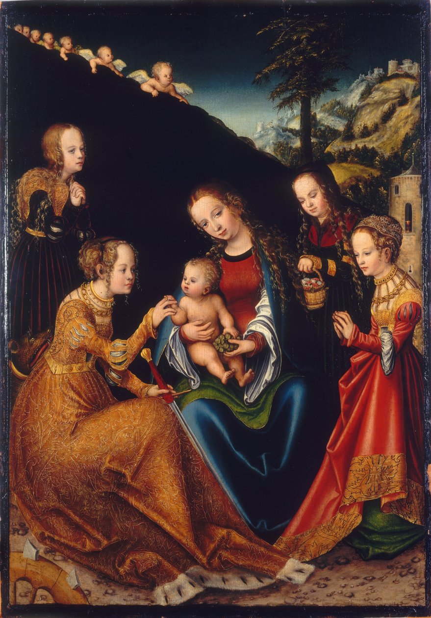 Le mariage mystique de Sainte Catherine d