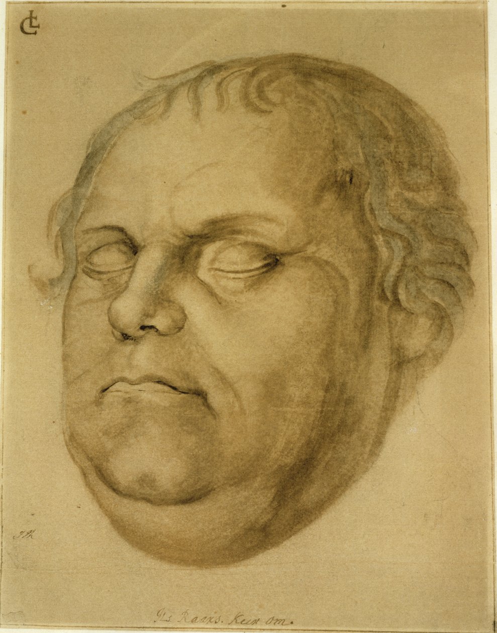 Portrait posthume, Martin Luther, 1546 - Lucas Fortenagl