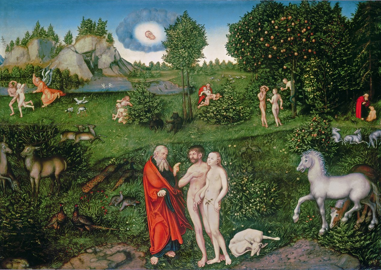 Adam et Ève dans le jardin d