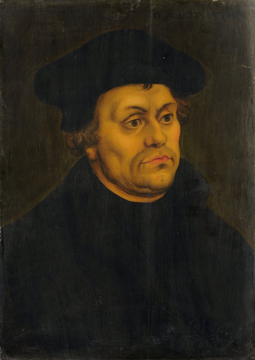 Portrait de Martin Luther - Lucas Cranach the Elder